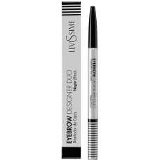 LeviSsime Карандаш для бровей со щеточкой EyeBrow Designer Duo - Black/Черный