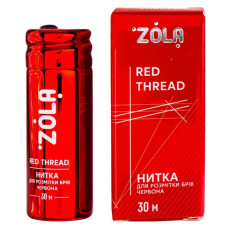 ZOLA Нить для разметки бровей, 30 м Красная