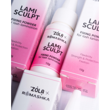 ZOLA x Romashka Фиксирующая пудра для ламинирования ресниц LamiSculpt, 10 г