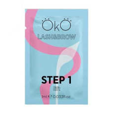 OkO Саше для ламинирования ресниц, 1 step (1 шт)