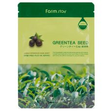 Farmstay Visible Difference Mask Sheet Greentea Seed Одноразовая маска с зеленым чаем, 23мл