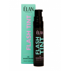 Elan Система прямого окрашивания бровей Flash Tint 09 Warm Brown, 10 мл