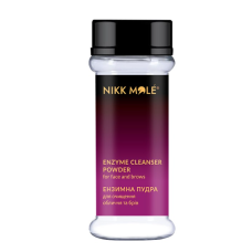 Nikk Mole Энзимная очищающая пудра для бровей и ресниц Enzyme Cleanser Powder 3 in 1, 50 г