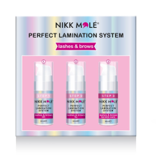 Nikk Mole Составы для ламинирования бровей и ресниц Perfect Lamination (Step 1+Step 2+Step 3), 3*10 мл