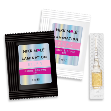 Nikk Mole Составы для ламинирования бровей и ресниц Perfect Lamination (Step 1+Step 2+Step 3) в саше, 3*3 мл