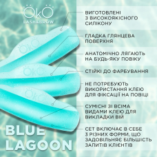 OkO Набор валиков для ламинирования ресниц, 3 пары (S, M, L)