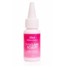 ZOLA x Romashka Фиксирующая пудра для ламинирования ресниц Pink LamiSculpt, 10 г